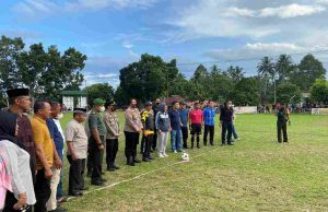 Didampingi Wakapolres, Walikota Kotamobagu Buka Open Turnamen Sepak Bola HK Family