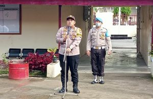 Wakili Kapolres Sampaikan Comander Wish, Wakapolres Atensi Personil Selalu Proaktif Dalam Pelaksanaan Tugas.
