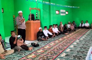 Halal Bi Halal Desa Tudu Aog, Da’i Polri Ajak Warga Jaga Silaturahmi dan Pelihara Kerukunan