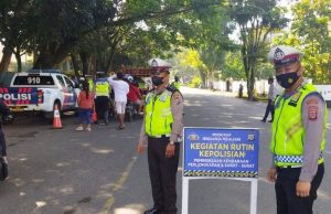 Sat Lantas Polres Kotamobagu Bersama Dishub Periksa Kelengkapan Kendaraan Bermotor