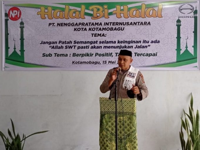 Halal Bi Halal PT. Nenggapratama Internusantara, Da’i Polri Ajak Jaga Silaturahmi