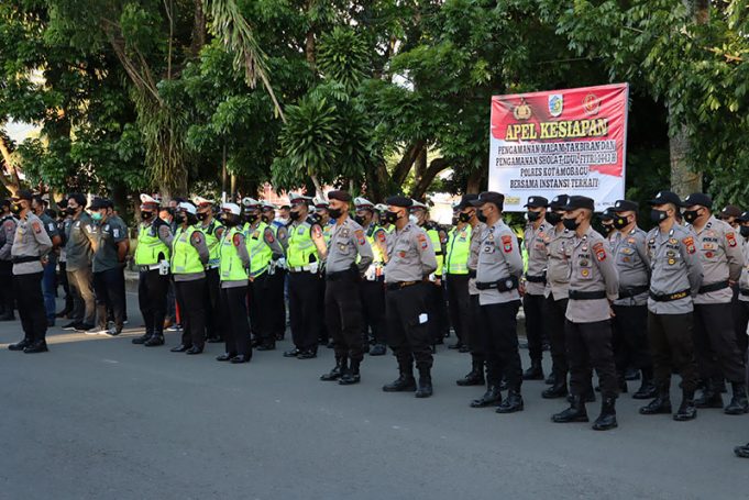 Idul Fitri 1443 Hijriah, Polres Kotamobagu Amankan 36 Titik Lokasi Sholat Ied