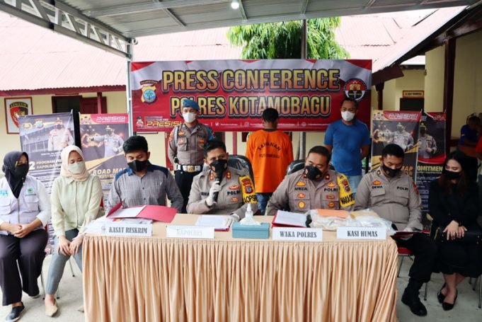 Kasus Pemerkosaan Oleh Ayah Tiri Kembali di Ungkap Sat Reskrim Polres Kotamobagu