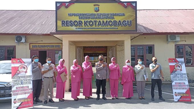 Semarakan Hari Bhayangkara Ke-76, Polres Kotamobagu Gelar Lomba Kebersihan Tempat Kerja & Asrama.
