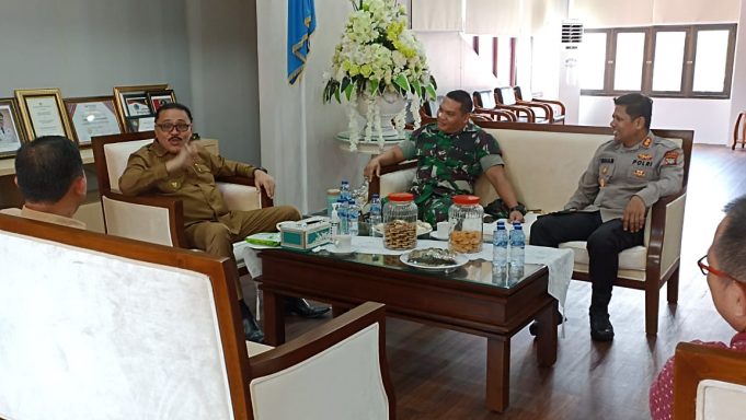 Kapolres Kotamobagu Laksanakan Pertemuan Perdana & Kunjungan Kerja Dengan Pj. Bupati Bolmong.