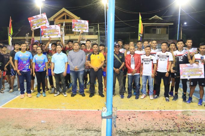 Final Volly Ball Kapolres Cup Berlangsung Meriah, Ajang Sambut Hari Bhayangkara Ke-76 Sukses Terselenggara.