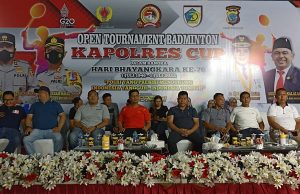 Malam Final Open Badminton Kapolres Cup Berlangsung Meriah, AKBP Irham Halid SIK Menuai Banyak Apresiasi.