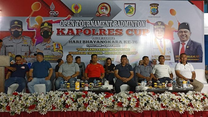Malam Final Open Badminton Kapolres Cup Berlangsung Meriah, AKBP Irham Halid SIK Menuai Banyak Apresiasi.