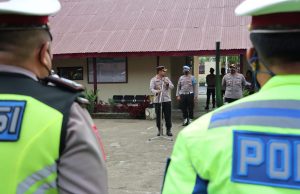 Antisipasi Tawuran Pelajar, Kapolres Perintahkan PJU Polres Kotamobagu Pimpin Apel Pagi Di Sejumlah Sekolah