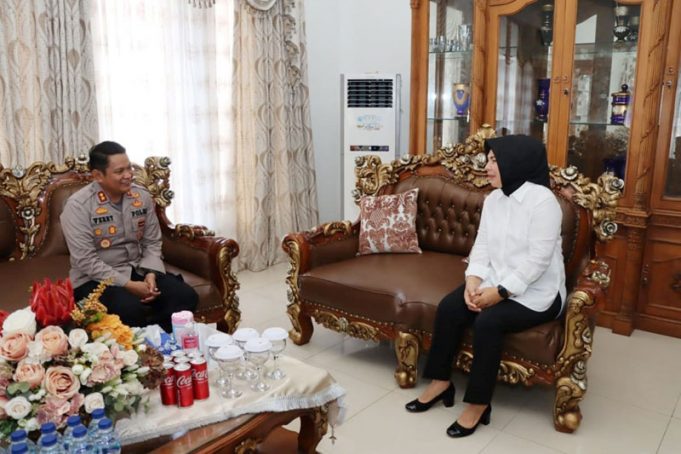 Jalin Sinergitas dengan Forkopimda, Kapolres Kotamobagu Kunjungi Walikota Kotamobagu