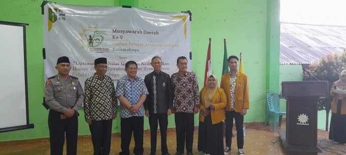 Pj. Kapolsek Kotamobagu Selatan hadiri kegiatan Musda Ke-V Ikatan Pelajar Muhammadiyah (IPM) Kotamobagu Tahun 2022.