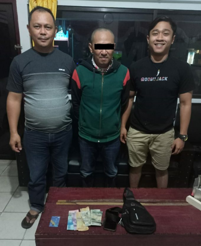 Pelaku Judi Togel Kembali Ditangkap Tim Resmob Polres Kotamobagu Bersama Barang Bukti Senjata Tajam