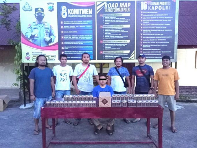 Sat Reskrim Polres Kotamobagu Tangkap Pelaku Penggelapan Ratusan Bungkus Rokok Perusahaan