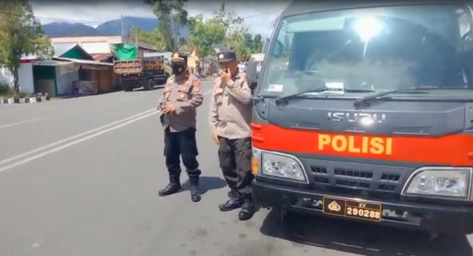 Binluh Sat Binmas Polres Kotamobagu di SPBU Agar BBM Subsidi Tepat Sasaran
