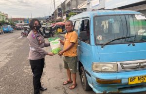 Ungkapan Rasa Syukur Dalam Rangka HUT Lalu Lintas Ke-67, Sat Lantas Gelar Bakti Sosial.