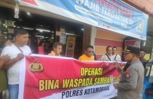 Hari Ke-2 Operasi Bina Waspada, Polres Kotamobagu Minta Dukungan Masyarakat Tangkal Paham Radikal & Anti Pancasila