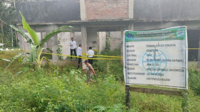 Kasus Dugaan Penyalahgunaan Dana Pembangunan BLKK Desa Bulud Naik Tahap Penyidikan