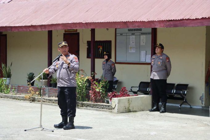 Kabag Ops Geser 169 Personil Polres Kotamobagu Dalam Pengamanan Pemilihan Kepala Desa