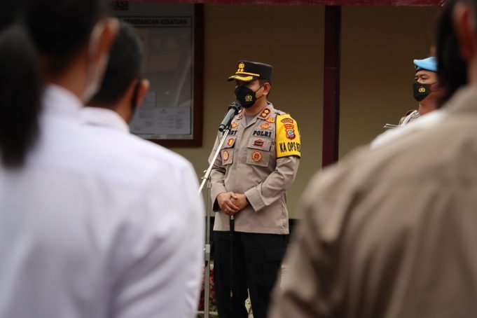 Serius & Tegas Sampaikan Commander Wish, Ini Yang Jadi Penegasan Kapolres Kotamobagu Kepada Jajarannya.