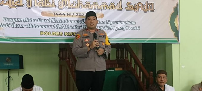 Peringati Maulid Nabi SAW, Wakapolres : “Tugas Polri Sama Seperti Baginda Rasul Yaitu Amar Makruf Nahi Mungkar”.
