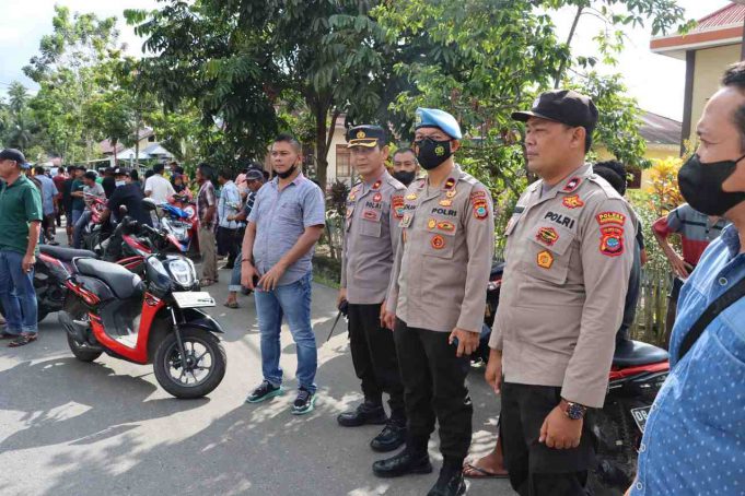 Berlakukan Status Siaga 1, Pengamanan Pilkades (Sangadi) Serentak Di Kota Kotamobagu Berlangsung Aman Kondusif