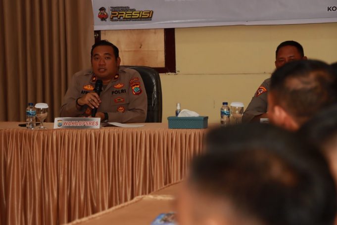 Polres Kotamobagu Gelar Latihan Pra Operasi (Lat Pra Ops) Bina Waspada Samrat 2022