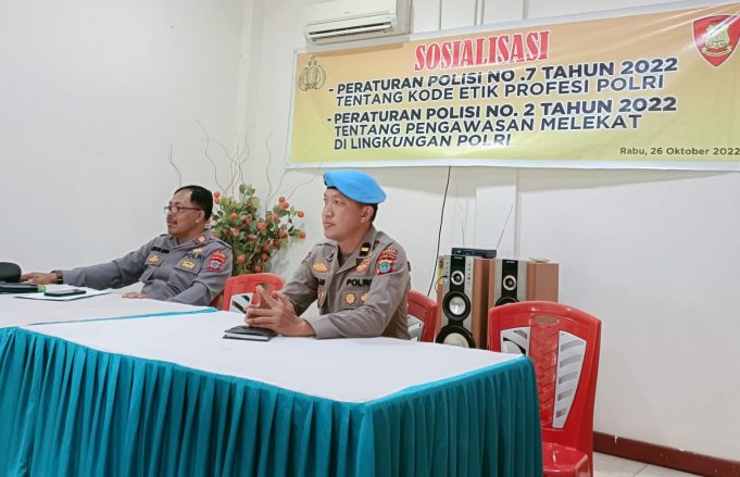 Ambil Andil Dalam Mencetak Generasi Polri Yang Dicintai Masyarakat, Ini Penekanan Kasipropam Polres Kotamobagu