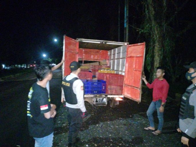 Laksanakan KYRD, Tim Presisi Lakukan Pemeriksaan Kendaraan Angkutan Barang di Perbatasan Kota