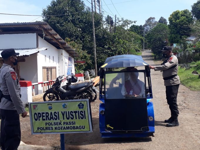 Polsek Passi Lakukan Operasi Yustisi Pencegahan Covid 19