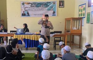 Jadi Pemateri Latihan Dasar Kepemimpinan Siswa, IPDA Harun “Hantam” Masalah Kenakalan Remaja