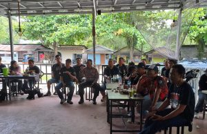 Personil Polsek Kotamobagu turut hadiri kegiatan Anniversary Ke-12 Brigade RX King Kotamobagu