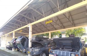 Pengecekan Kendaraan Taktis (Rantis) Polres Kotamobagu