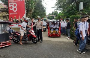 Aktifitas Masyarakat Meningkat Senin Pagi, Polres Kotamobagu Giatkan Strong Point