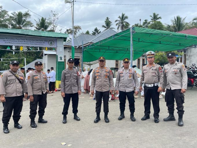 Kegiatan Maulid Akbar dan Haul Syeckh Abdulqadir Al Jailani, Polres Kotamobagu Berikan Pengamanan