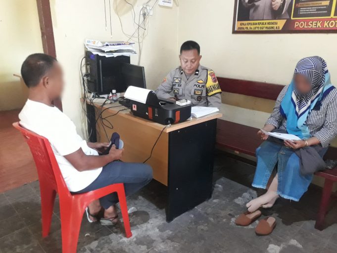 Kasus Pengancaman di Mediasi Bhabinkamtibmas, Dua Warga Pontodon Timur Sepakat Berdamai
