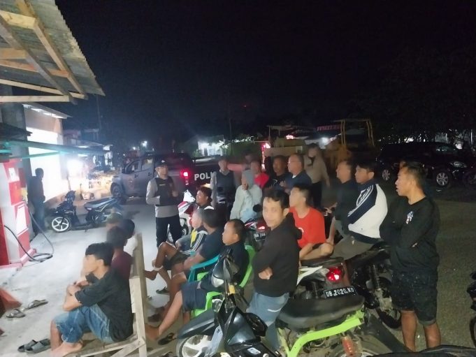 Demi Keselamatan, Team Patroli Presisi Himbau Masyarakat Yang Nobar Ajang Piala Dunia