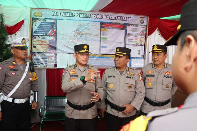 Tim Pengawas Operasi Lilin 2022 Mabes Polri Kunjungi Polres Kotamobagu