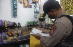 Laksanakan Operasi Pekat, Tim Presisi Polres Kotamobagu Sita 8 Kantong Captikus Di Gogagoman