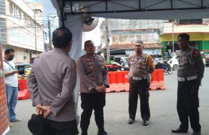 Kunjungi Pos Pelayanan (Pos Yan ) Bundaran Paris, Wakapolres Cek Personil, Kondisi Kesehatan Dan Kesiapan PAM