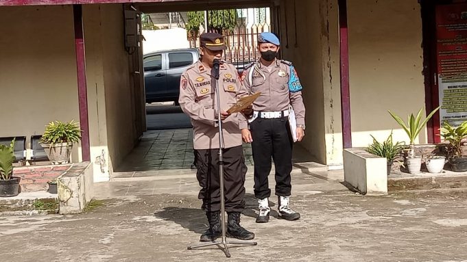 Apel Pagi, Kabag OPS Polres Kotamobagu Beri Arahan Terkait Quick Wins Polri