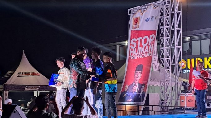 Kapolres Kotamobagu Hadiri Penutupan Drag Bike Yg di Selenggarakan BP3MI
