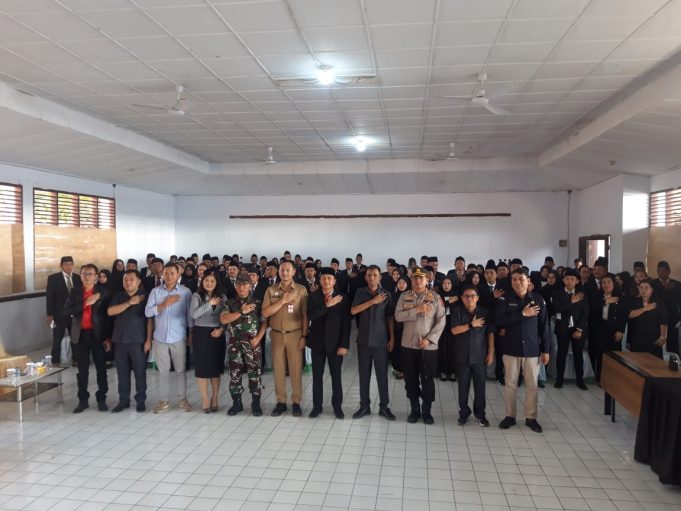Kapolres Bersama Forkopimda Kota Kotamobagu Hadiri Pelantikan & Pengambilan Sumpah/Janji PPS Se Kota Kotamobagu