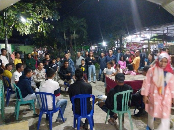 Kanit I Reskrim Polsek Kotamobagu Sambangi Acara Muda-Mudi (Disko)