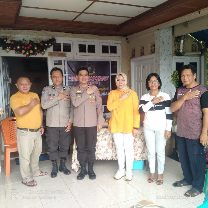 Gelar Juma’at Mopota’aw, Kapolsek Kotamobagu Utara Ajak Warga Perbinda Turut Jaga Situasi Kamtibmas.