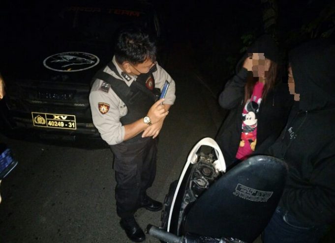 Didapati Tanpa Identitas, Kedua Pasangan ini di Amankan Tim Patroli Presisi Polres Kotamobagu
