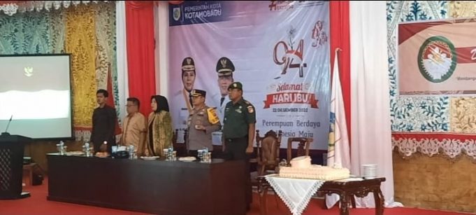 Kapolres Kotamobagu Hadiri Perayaan HUT Dharma Wanita Persatuan Ke-23