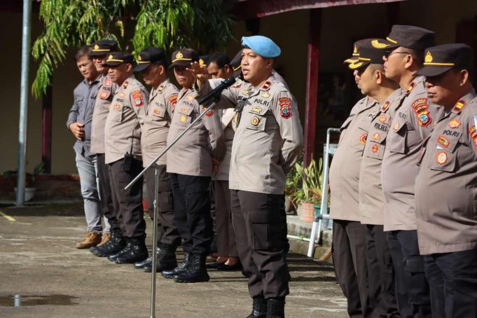 Kupas Tuntas Masalah Disiplin Kepada Personil, Ini Jadinya Bila Kasi Propam Pimpin Apel Pagi