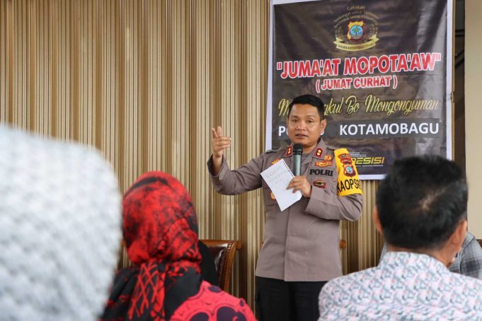 Jumat Curhat di Biga, Kapolres Kotamobagu: Kegiatan Ini Merupakan Forum Serap Informasi & Evaluasi Untuk Kami