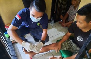 Seksi Dokkes Polres Kotamobagu Rutin Check Kondisi Kesehatan Tahanan Secara Menyeluruh