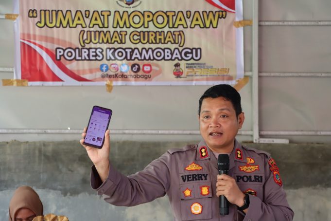 Jadi Program Unggulan Polres Kotamobagu & Banyak Diminati Masyarakat, Juma’at Mopota’aw Dilaksanakan di Tanoyan Selatan